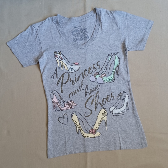 Disney Tops - Disney Store Princess Shoe Tee